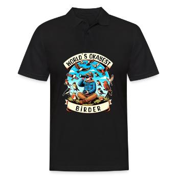Le meilleur ornithologue amateur au monde - Polo Homme - noir - Devant - Kai (181cm)