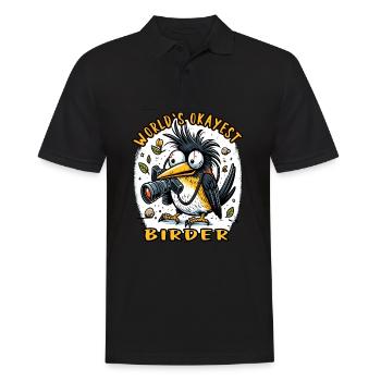 Le meilleur ornithologue amateur au monde - Polo Homme - noir - Devant - Kai (181cm)