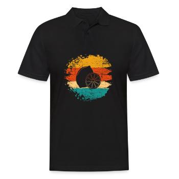 Lemon Fruit Lover Retro Lemonade Gift idea - Männer Poloshirt - Schwarz - Vorne - Kai (181cm)