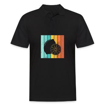 Lemon Fruit Lover Retro Lemonade Gift idea - Männer Poloshirt - Schwarz - Vorne - Kai (181cm)