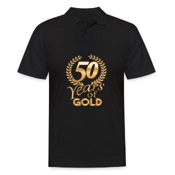 Années d'or chemise 50 années d'or - Polo Homme - noir - Devant - Kai (181cm)
