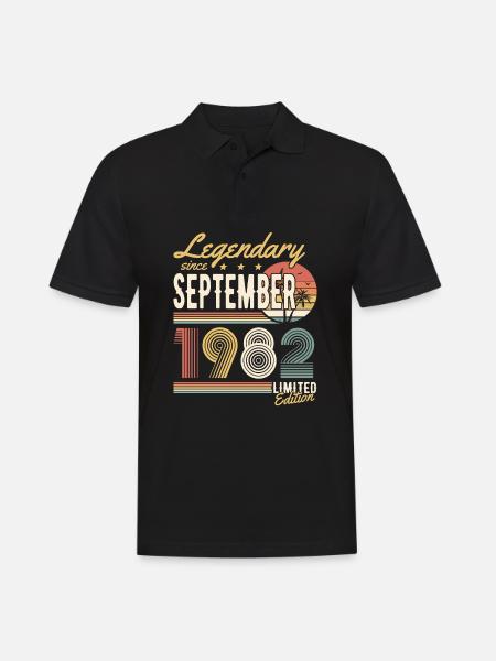 Legendary since Septembre 1982 Limited Edition - Polo Homme - noir