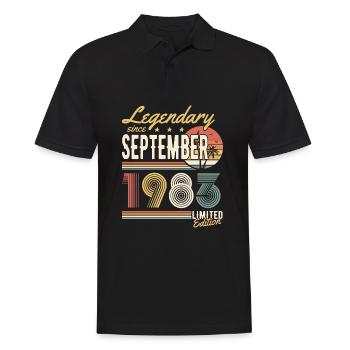 Legendary since September 1983 Limited Edition - Polo Homme - noir - Devant - Kai (181cm)