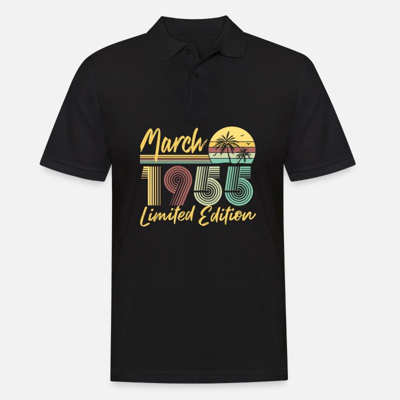 Mars 1955 Édition limitée - Polo Homme - noir
