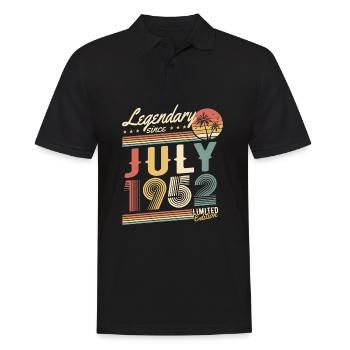 Legendary Since July 1952 Limited Edition - Männer Poloshirt - Schwarz - Vorne - Kai (181cm)