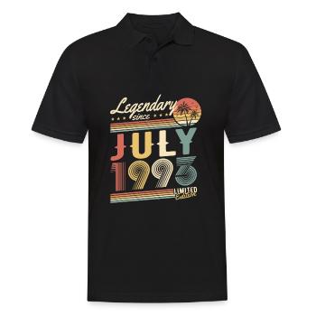 Legendary Since July 1993 Limited Edition - Männer Poloshirt - Schwarz - Vorne - Kai (181cm)