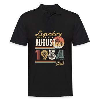 Légendaire depuis août 1954 Édition limitée - Polo Homme - noir - Devant - Kai (181cm)