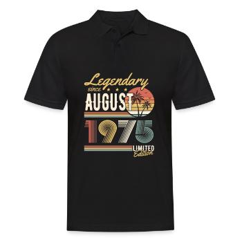 Legendary Since August 1975 Limited Edition - Men's Polo Shirt - black - Front - Kai (181cm)