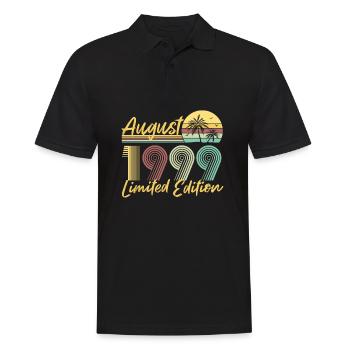 Août 1999 Cadeau d’anniversaire en édition limitée - Polo Homme - noir - Devant - Kai (181cm)
