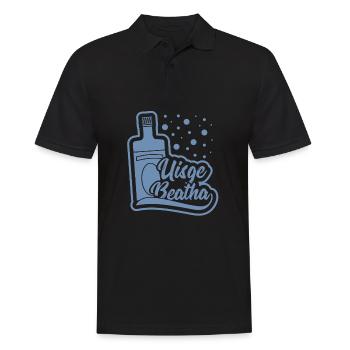 Whiskey Uisge Beatha – Water of Life - Men's Polo Shirt - black - Front - Kai (181cm)