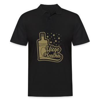 Whiskey Uisge Beatha – Water of Life - Men's Polo Shirt - black - Front - Kai (181cm)