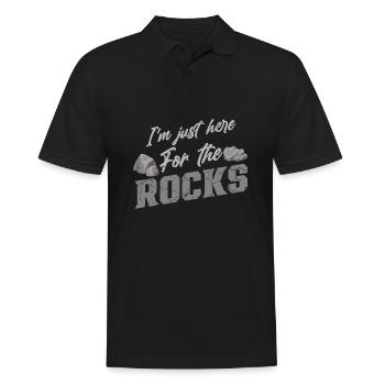 Geology Student Geologist Geology Student - Men's Polo Shirt - black - Front - Kai (181cm)