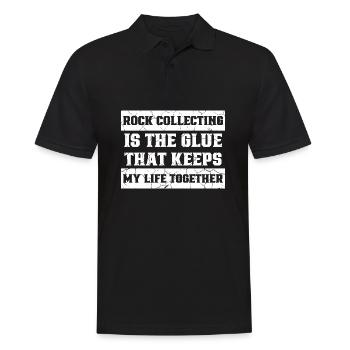 Geology Student Geologist Geology Student - Men's Polo Shirt - black - Front - Kai (181cm)