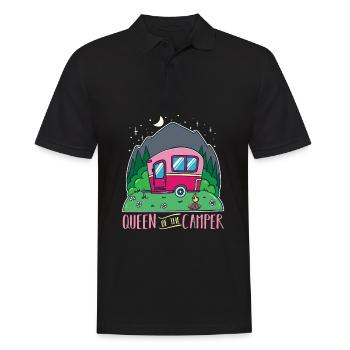 Caravanes camping car campeurs - Polo Homme - noir - Devant - Kai (181cm)