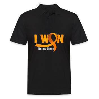 Leukemia Awareness Month Leukemia Survivor - Men's Polo Shirt - black - Front - Kai (181cm)