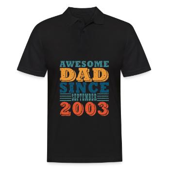 20e anniversaire Année Septembre 2003 Original 20 - Polo Homme - noir - Devant - Kai (181cm)