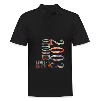 Octobre 2003 Anniversaire Octobre 2003 Octobre - Polo Homme - noir - Devant - Kai (181cm)