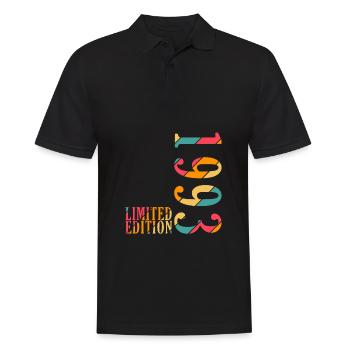 30. Geburtstag Jahrgang 1993 Vintage 1993 - Männer Poloshirt - Schwarz - Vorne - Kai (181cm)
