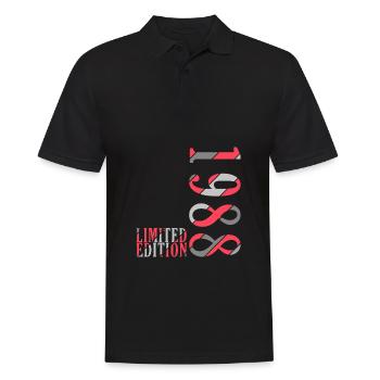 35th Birthday Vintage 1988 Vintage 1988 - Men's Polo Shirt - black - Front - Kai (181cm)