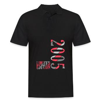 18. Geburtstag Jahrgang 2005 Vintage 2005 - Männer Poloshirt - Schwarz - Vorne - Kai (181cm)