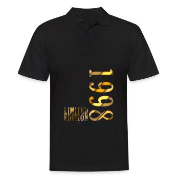 1998 Vintage Birthday Birth Year 1998 Gift - Men's Polo Shirt - black - Front - Kai (181cm)