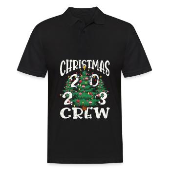 Équipe de Noël - Weihnachten - Polo Homme - noir - Devant - Kai (181cm)
