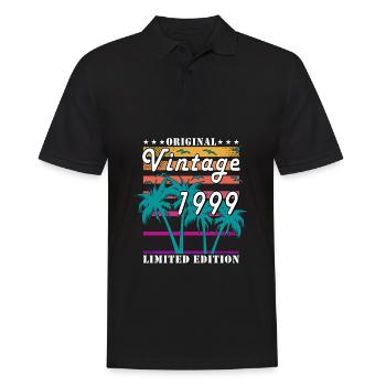 1999 Année de naissance Millésime - Polo Homme - noir - Devant - Kai (181cm)