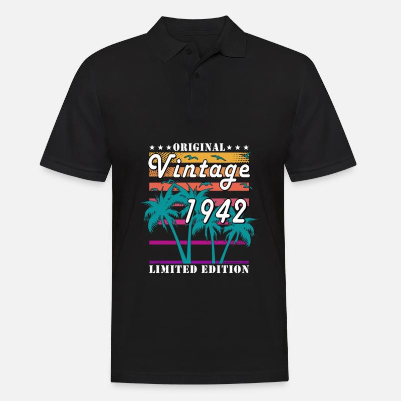 Millésime 1942 Édition Limitée - Polo Homme - noir