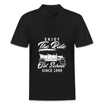 Old School 1999 - Né en 1999 - Polo Homme - noir - Devant - Kai (181cm)