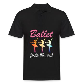 Le ballet nourrit l’âme Toll Ballet Soul Spirit - Polo Homme - noir - Devant - Kai (181cm)