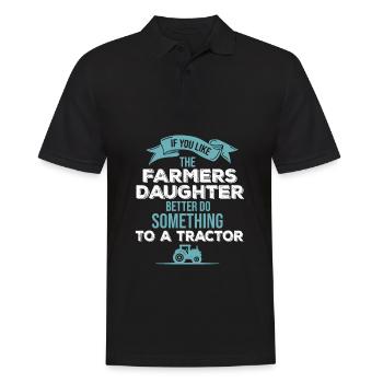 Mécanicien de tracteurs Mécanicien de machines agricoles - Polo Homme - noir - Devant - Kai (181cm)