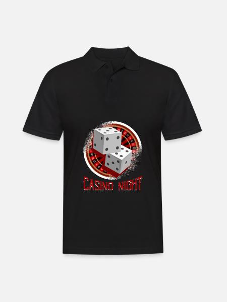Roulette Casino Logo - Polo Homme - noir