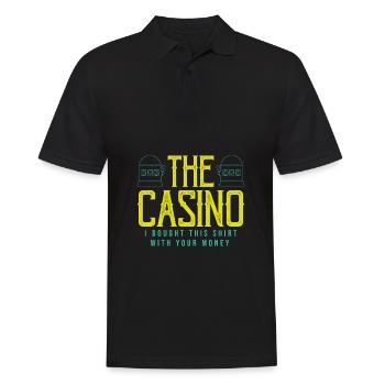 Dicton Lucky Casino - Polo Homme - noir - Devant - Kai (181cm)
