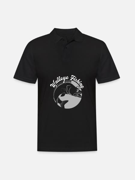 Zander Pêche Poisson Carnassier - Polo Homme - noir