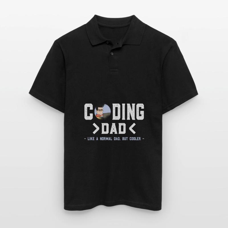 Funny Programmer Developer Code Humor Quote Men's Polo Shirt