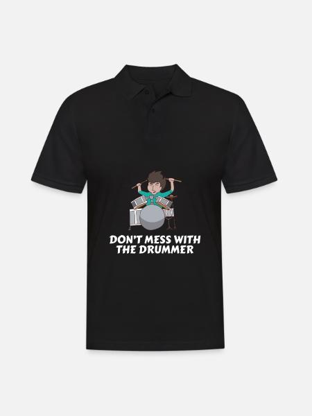Drums Drummers Drummers - Men's Polo Shirt - black