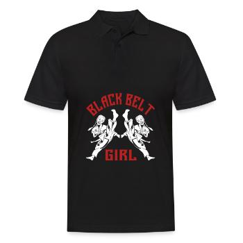 Black Belt Martial Arts - Men's Polo Shirt - black - Front - Kai (181cm)