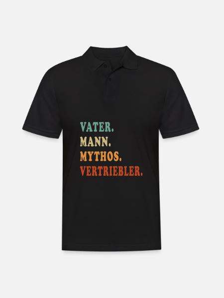 Père Vendeur - Polo Homme - noir