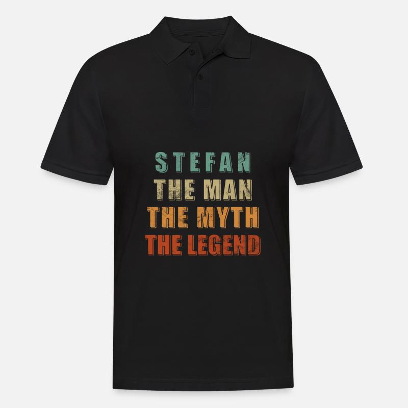 Stefan Nom Design - Polo Homme - noir