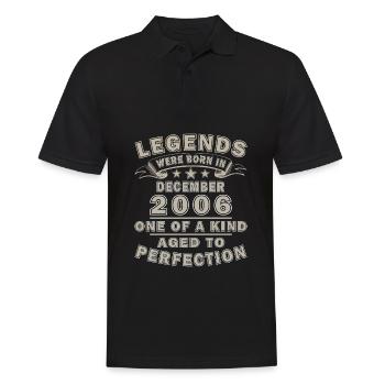 December 2006 Birthday Gift December 2006 - Men's Polo Shirt - black - Front - Kai (181cm)