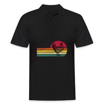 Farmer Farmers Poulet Poulet Dire - Polo Homme - noir - Devant - Kai (181cm)