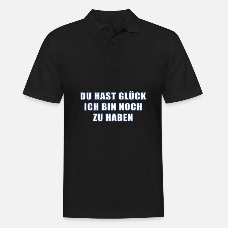 Ich bin Single - Männer Poloshirt - Schwarz