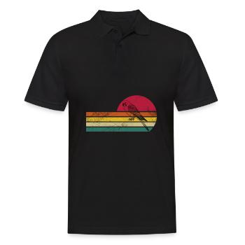 Oiseaux - Perruches - Animaux - Nature - Oiseaux - Polo Homme - noir - Devant - Kai (181cm)