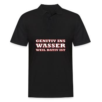 Ehrenlehrer I Schule Uni Grundschule Berufsschule - Männer Poloshirt - Schwarz - Vorne - Kai (181cm)