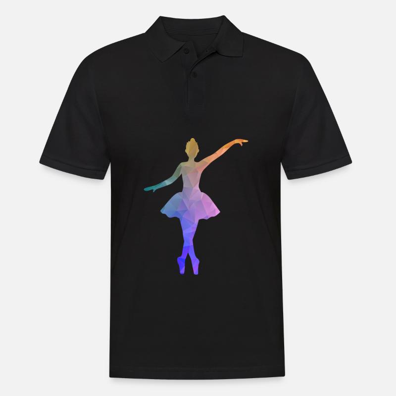 Ballet Tanzen Tänzerin - Männer Poloshirt - Schwarz