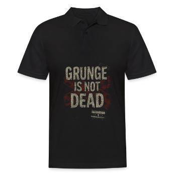 Le grunge n’est pas mort - Polo Homme - noir - Devant - Kai (181cm)