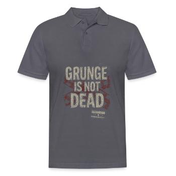 Grunge is not dead - Men's Polo Shirt - charcoal grey - Front - Nico (186cm)