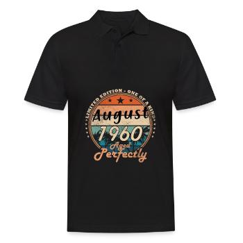 Août 1960 Rétro Août 1960 Août 1960 Jubilé - Polo Homme - noir - Devant - Kai (181cm)