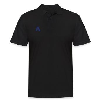 A - Männer Poloshirt - Schwarz - Vorne - Kai (181cm)