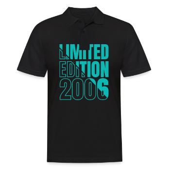 2006 Limited Edition Birthday - Men's Polo Shirt - black - Front - Kai (181cm)